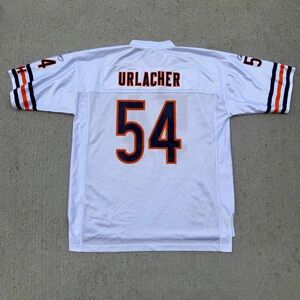 Reebok Brian Urlacher Chicago Bears #54 NFL Jersey - Mens XL White On Field